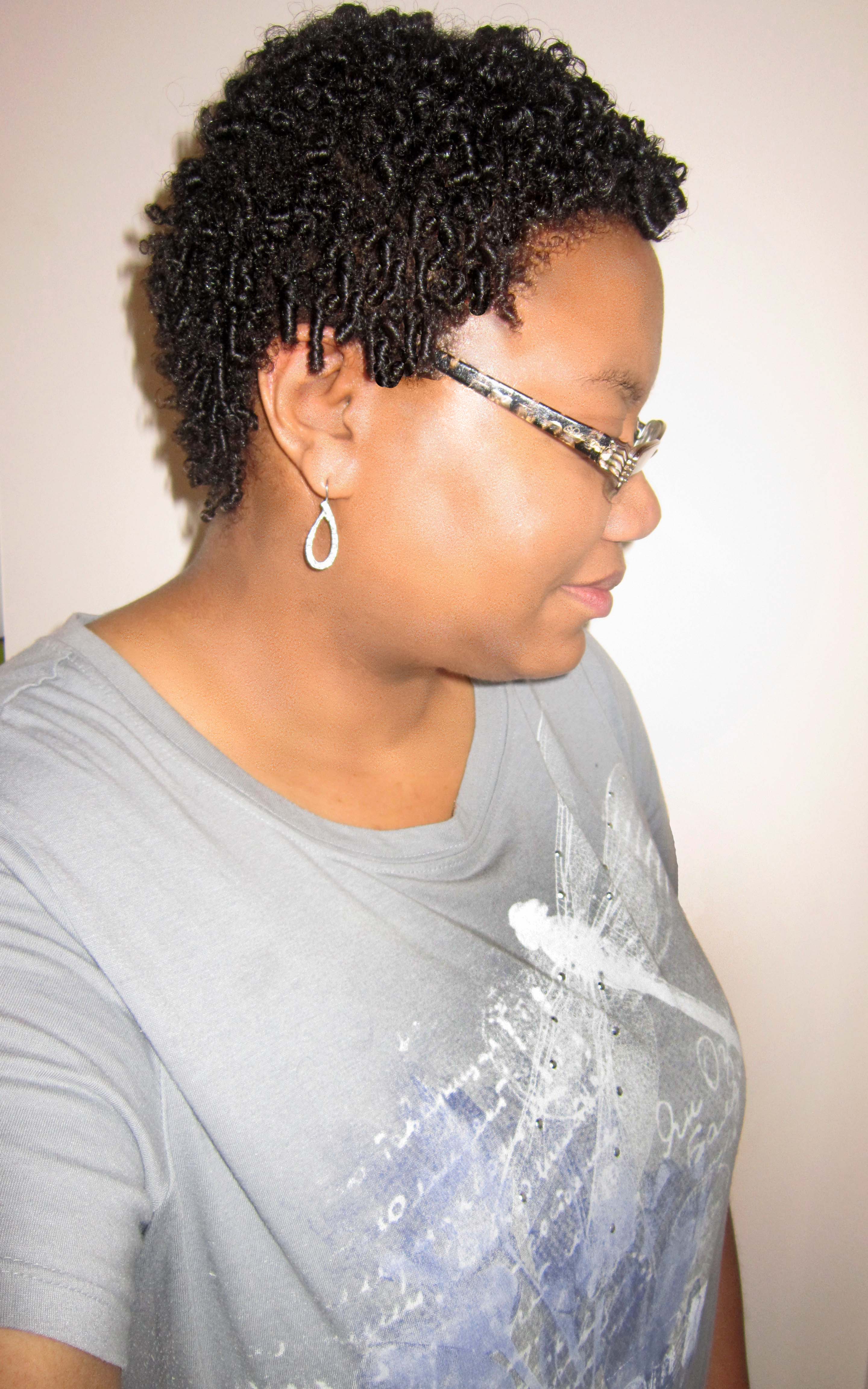 Finger Coils Single Strand Twists On Short Natural Hair Relaxed Transitioning Natural Beautiful